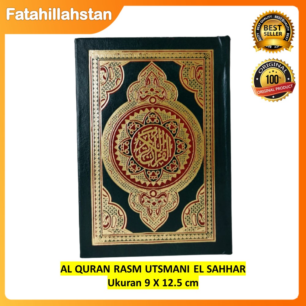 Jual MUSHAF AL QURAN A6 RASM UTSMANI EL SAHHAR UKURAN 9 X 12.5 Cm HARD ...