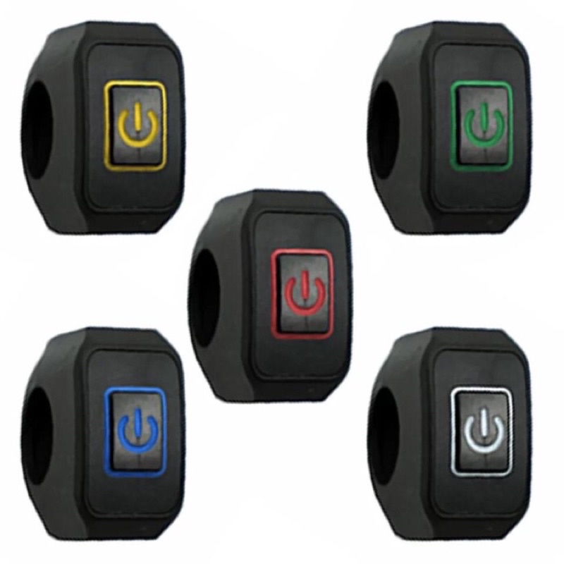 Saklar ON OFF Stang LED Tombol ON OFF Motor Waterproof Universal