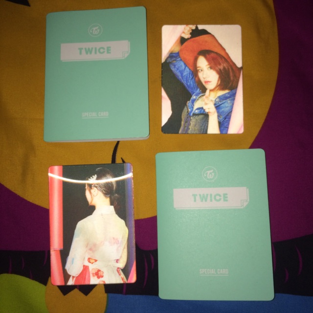 TWICE - PAGE TWO LENTICULAR PHOTOCARD DAHYUN CHAEYOUNG