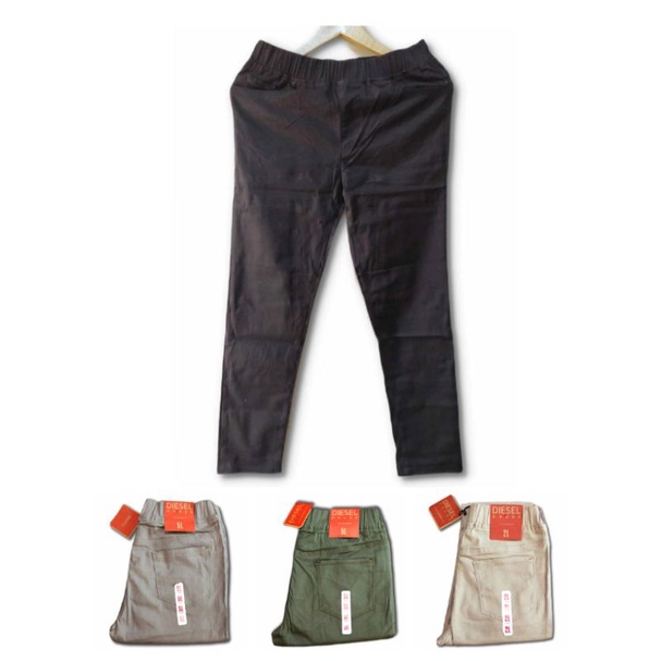 Celana chinos wanita / celana chinos dewasa / celana chinos diesel / celana cewek pinggang karet