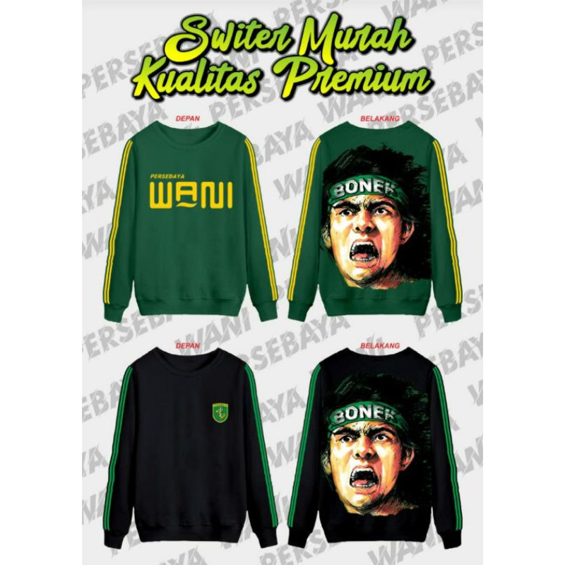 SWEATER / CREWNECK DISTRO LENGAN PANJANG MURAH