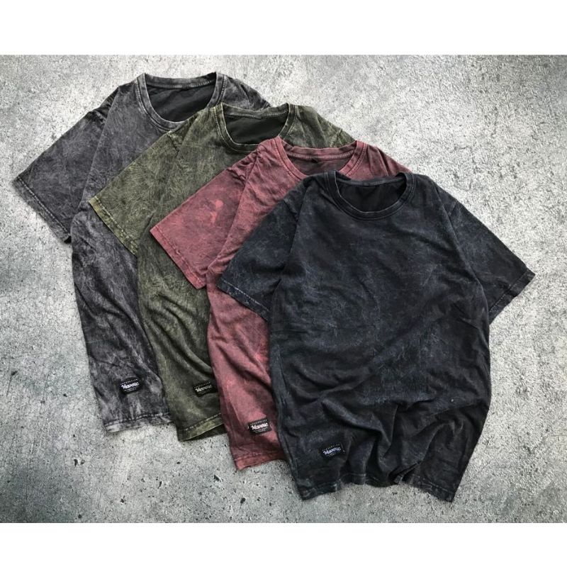 POLos - kaos polos wash Maverick pria