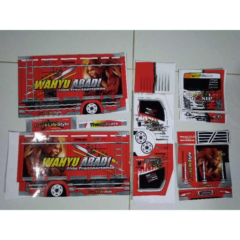 

stiker truk oling 33cm