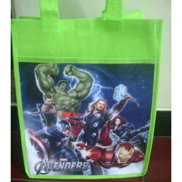 

TAS ULTAH ANAK KARAKTER KARTUN AVENGER| TAS SOUVENIR MURAH, UNIK, LUCU| GOODIEBAG| K4