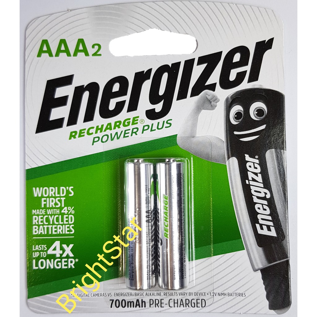 Energizer Baterai Charge AAA 700 mAh (Baterai Isi Ulang/Recharge)