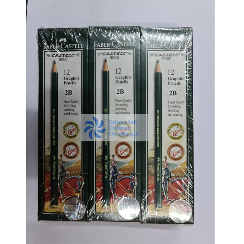 

[Mall] Lab30 12pcs Pensil Faber Castel 2B Original / Faber Catle ,.,.,.,,