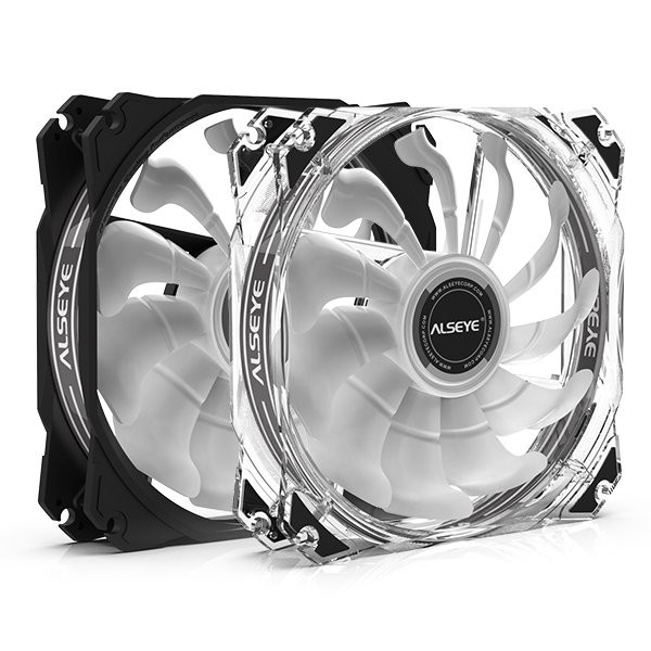 Alseye Fan Casing 12CM MAX M120P White/Transparan Fan Case RGB