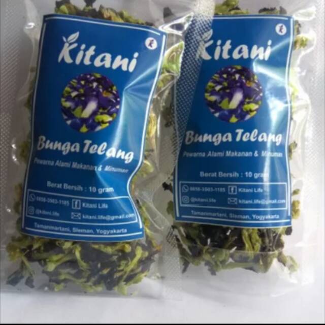 

Teh Biru Bunga Telang Kering 10gr by Kitani