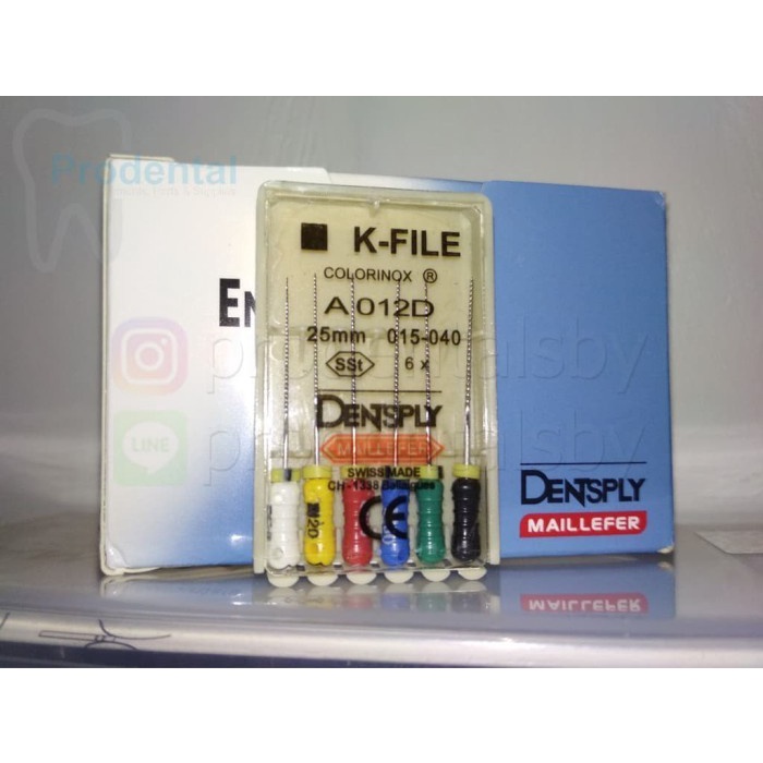 Dental kfile 25mm 15-40 / dental kfiles / kfile dentsply