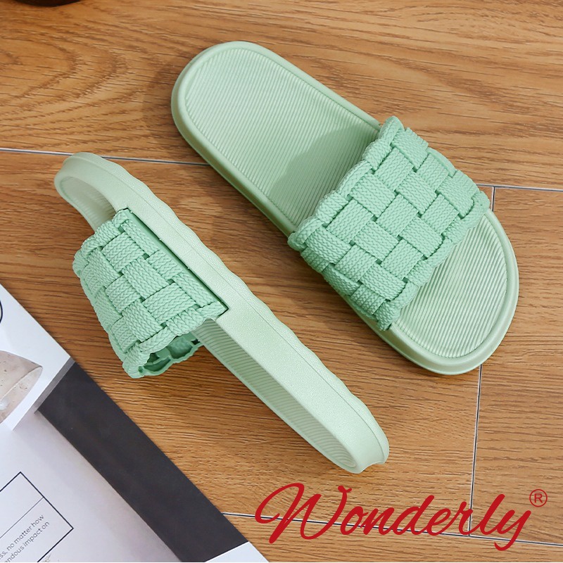 Sandal Selop Karet Wanita Sendal Slop Cewek Wonderly  l V202-A42