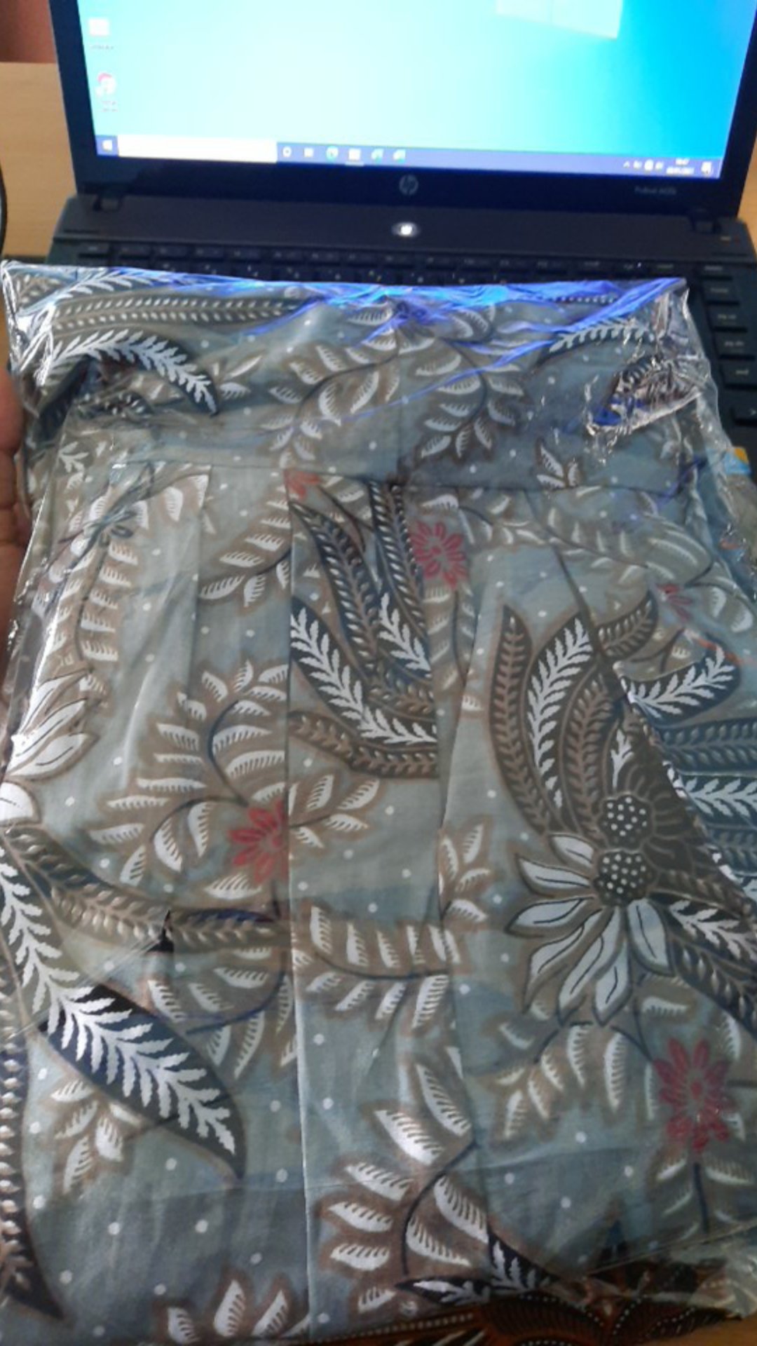 Tey-17 Batik Wanita Asj Sa Hrb026 Kenongo Kemeja Tosca Pendek