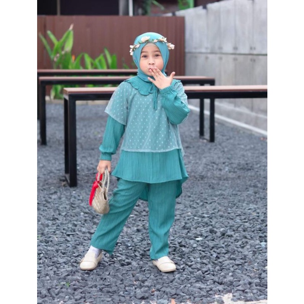 SETELAN ANAK TILE 4-11 TAUN / SETELAN ANAK TANGGUNG/ SET CINTA SERIES