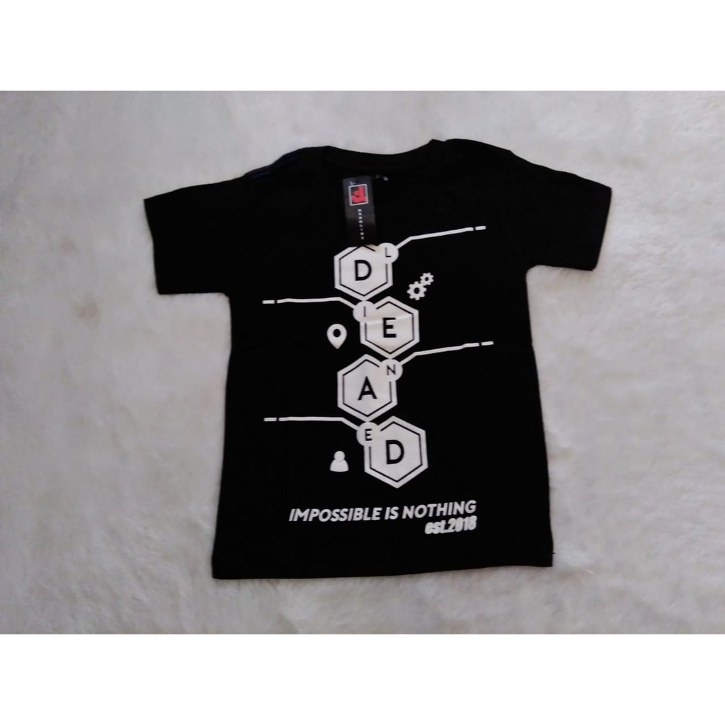 kaos disto anak merek thirteen/deadline usia 2-7 tahun-2