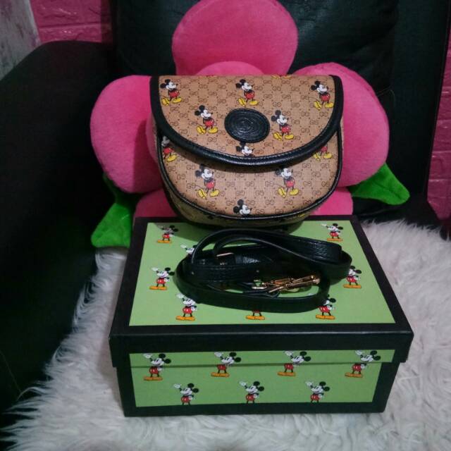 Tas gucci mickey box kopi