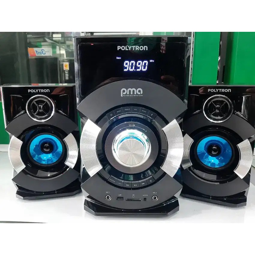 Salon / Speaker Polytron PMA 9507 Support Karaoke + Bluetooth + BazzOke