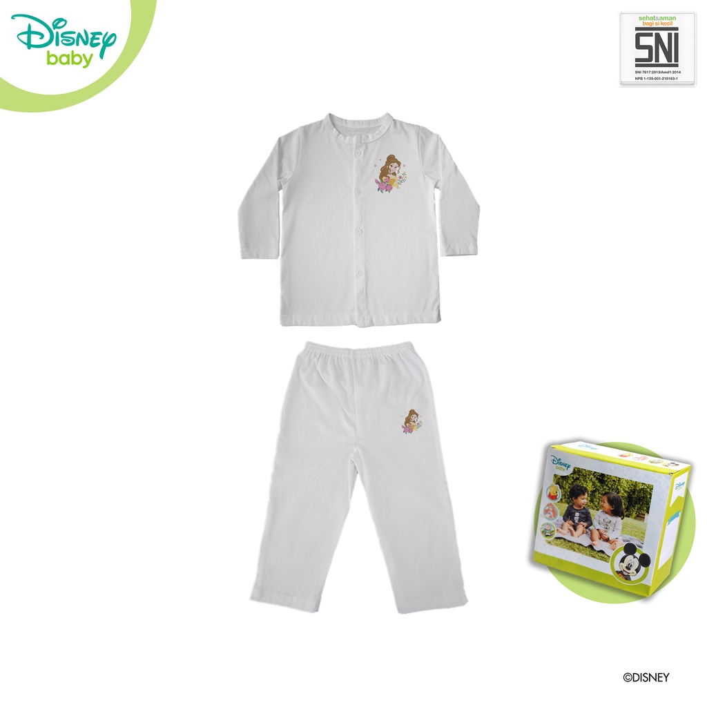 Piyama Bayi setelan Princess DISNEY Katun Bambu DPC305