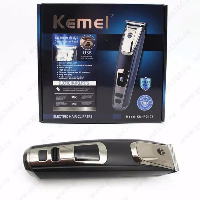 Clipper Kemei PG-103 Alat Cukur Rambut Bayi Cukuran Kumis Jenggot Cas