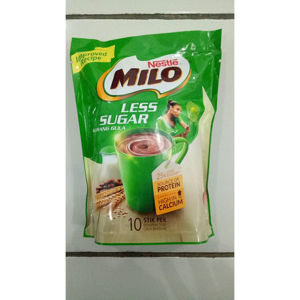 

MILO LESS SUGAR 30GR X 10 STICK