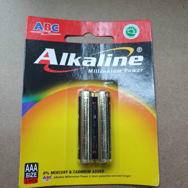 Baterai A3/AAA ABC Alkaline Millenium Power isi 2 pcs Original