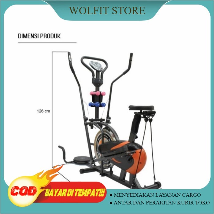 Sepeda Eliptical Orbitrac FC 4900 S | Sepeda Olahraga Fitnes Dirumah