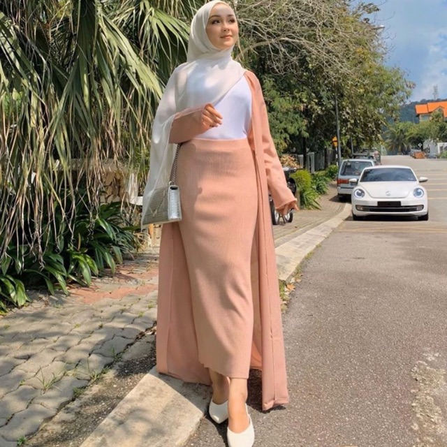 OUTER PANJANG TERMURAH MILANO / LONG OUTER HIJAB / LONG OUTER SIFON / CARDIGAN PANJANG TERMURAH