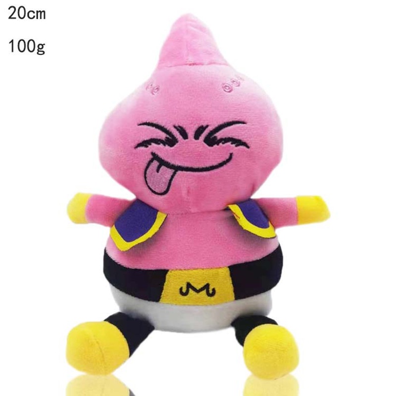 Mainan Boneka Stuffed Plush Dragon Ball Super Saiyan Goku Vegeta Bick Majin Buu Trunks 20CM Untuk Anak