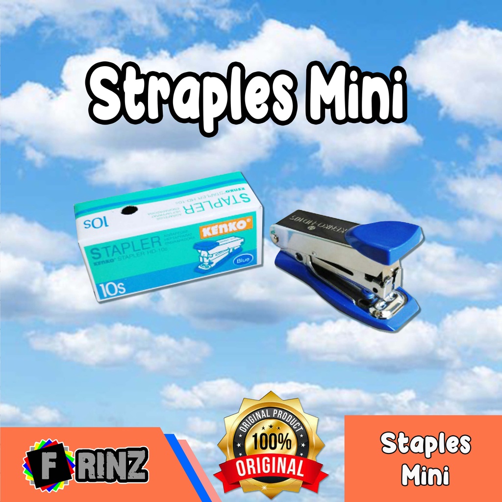 

ATK ~ Staples Mini / Straples Portable / Small Stapler / Untuk Isian No. 10 - 1m