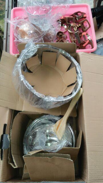 Oxone 933 Panci Set Serbaguna 12 Pcs Cookware Set Stainless Steel Plus Teko Siul