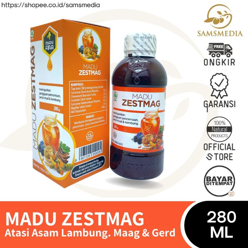 MADU ZESTMAG UNTUK ASAM LAMBUNG, MAAG & GERD 100% ASLI ORIGINAL