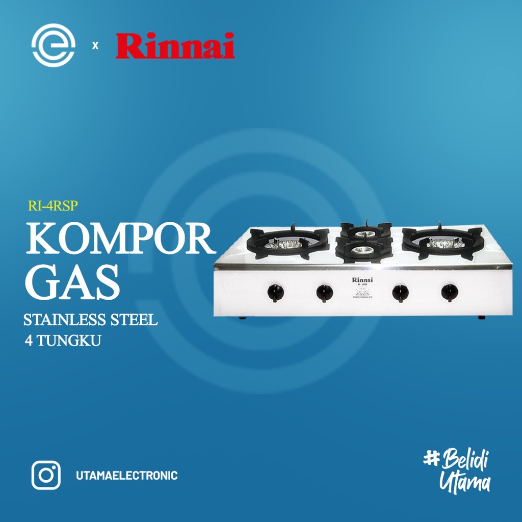 RINNAI Kompor Gas 4 Tungku RI-4RSP