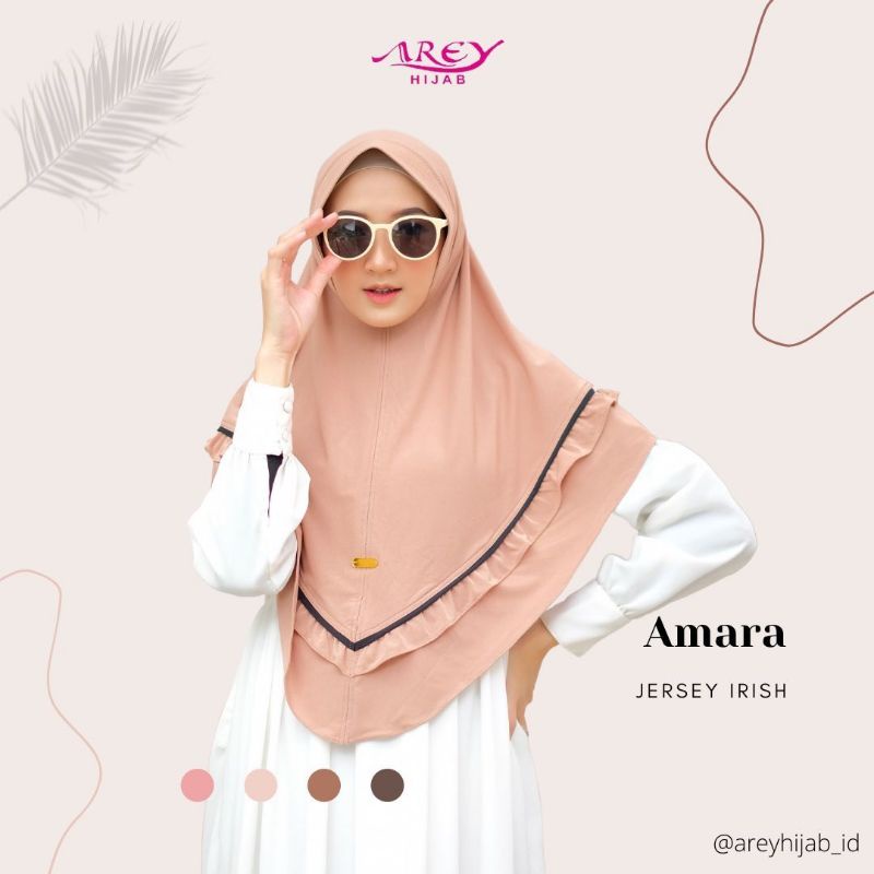 Amara Arey hijab bergo list jersey