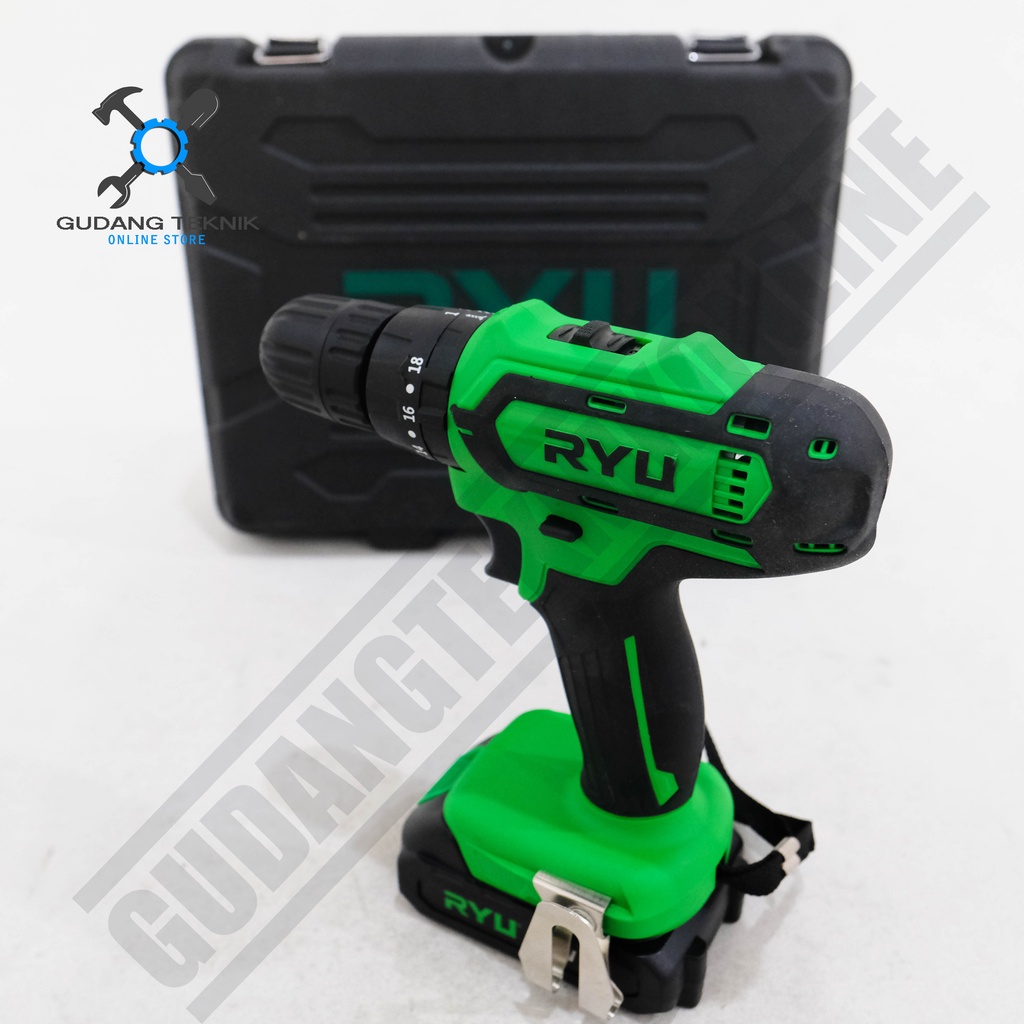 Cordless Impact Drill RYU RCI20V - Mesin Bor Baterai Bor Beton RYU RCI 20V / Bor Tangan Baterai 20V