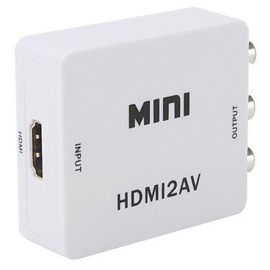 Konverter HDMI to AV Support Full HD dan Audio