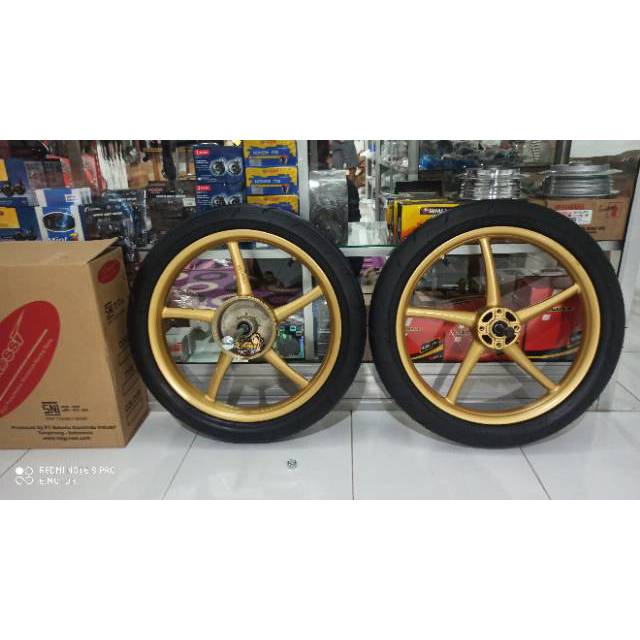 Velg Rossi Copy RCB bintang set ban PNP Honda gl mp Yamaha RX king