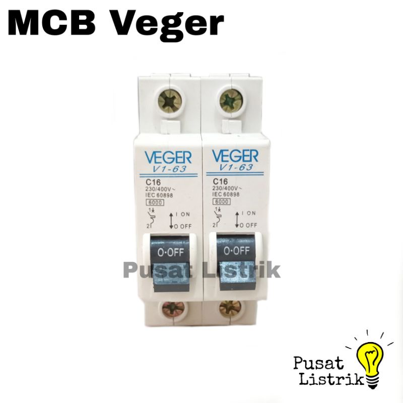 MCB 1Phase Pemutus Arus Listrik Murah Miniature Circuit Breaker (MCB) Bagus