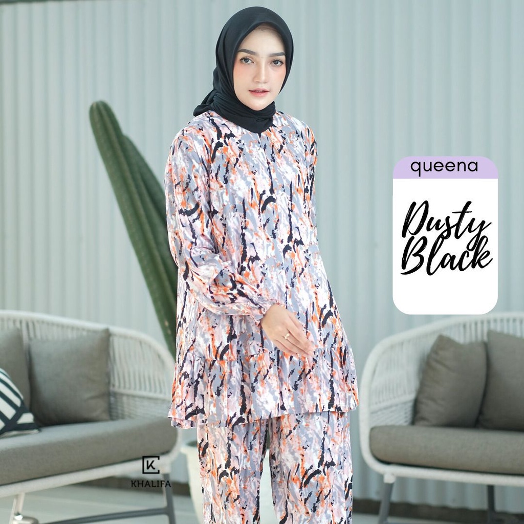 QUEENA ONESET/SETELAN WANITA/BAJU ONE SET WANITA