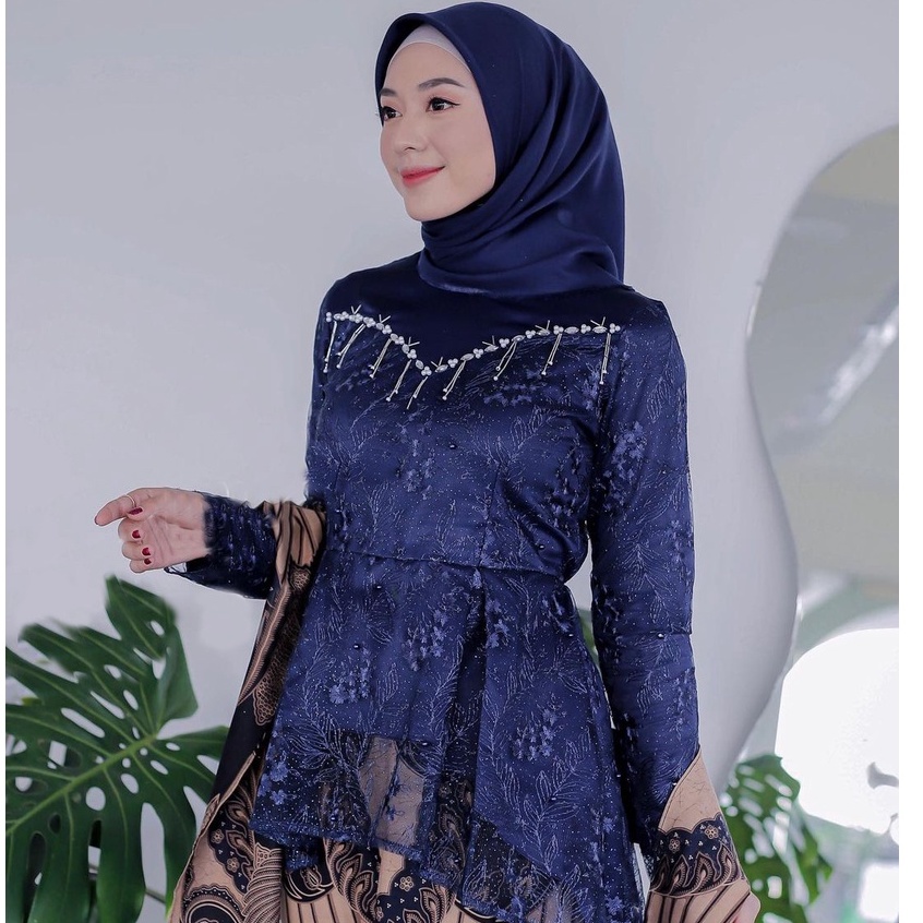 New Arrival - Atasan blouse Kebaya Payet Yunika Kalica Devina - Kebaya Wisuda - Kebaya Modern - Kebaya Kondangan