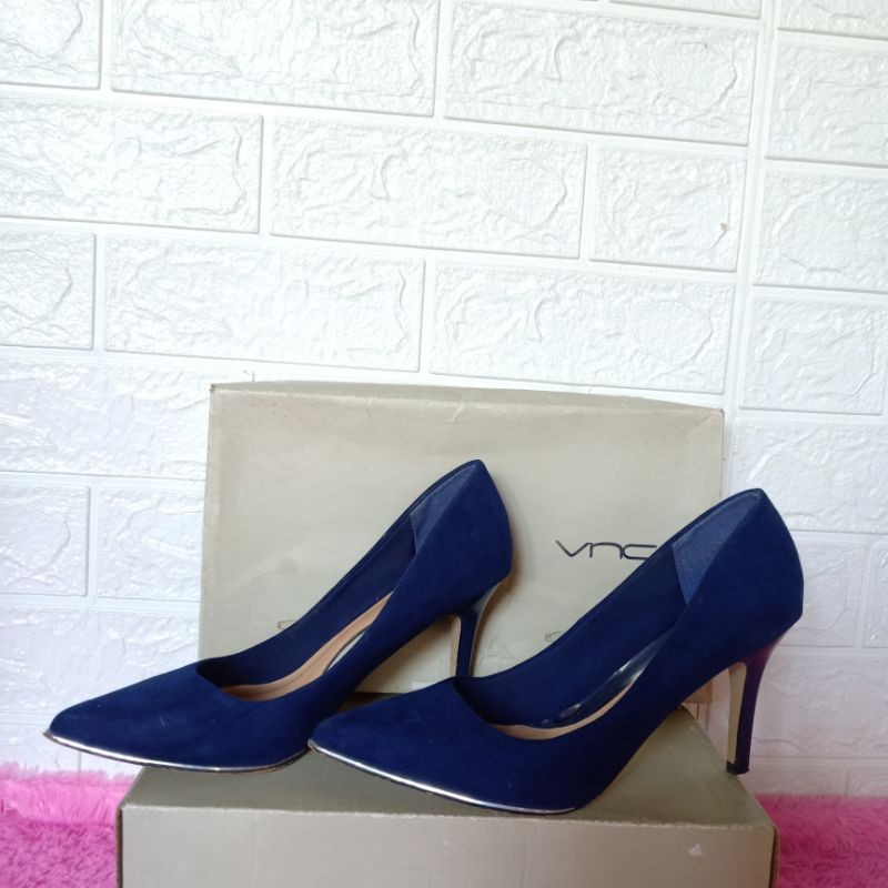 Sepatu Vincci Biru Navy heels