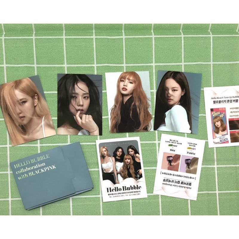 Fullset Blackpink x Hello Bubble Official Photocard (booked)