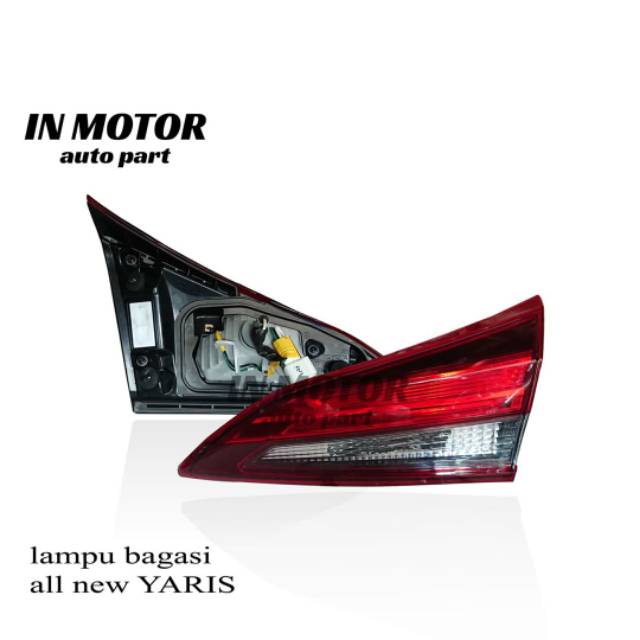 Lampu bagasi yaris lampu belakang all new yaris original part 2014 2015 2016 2017 2018