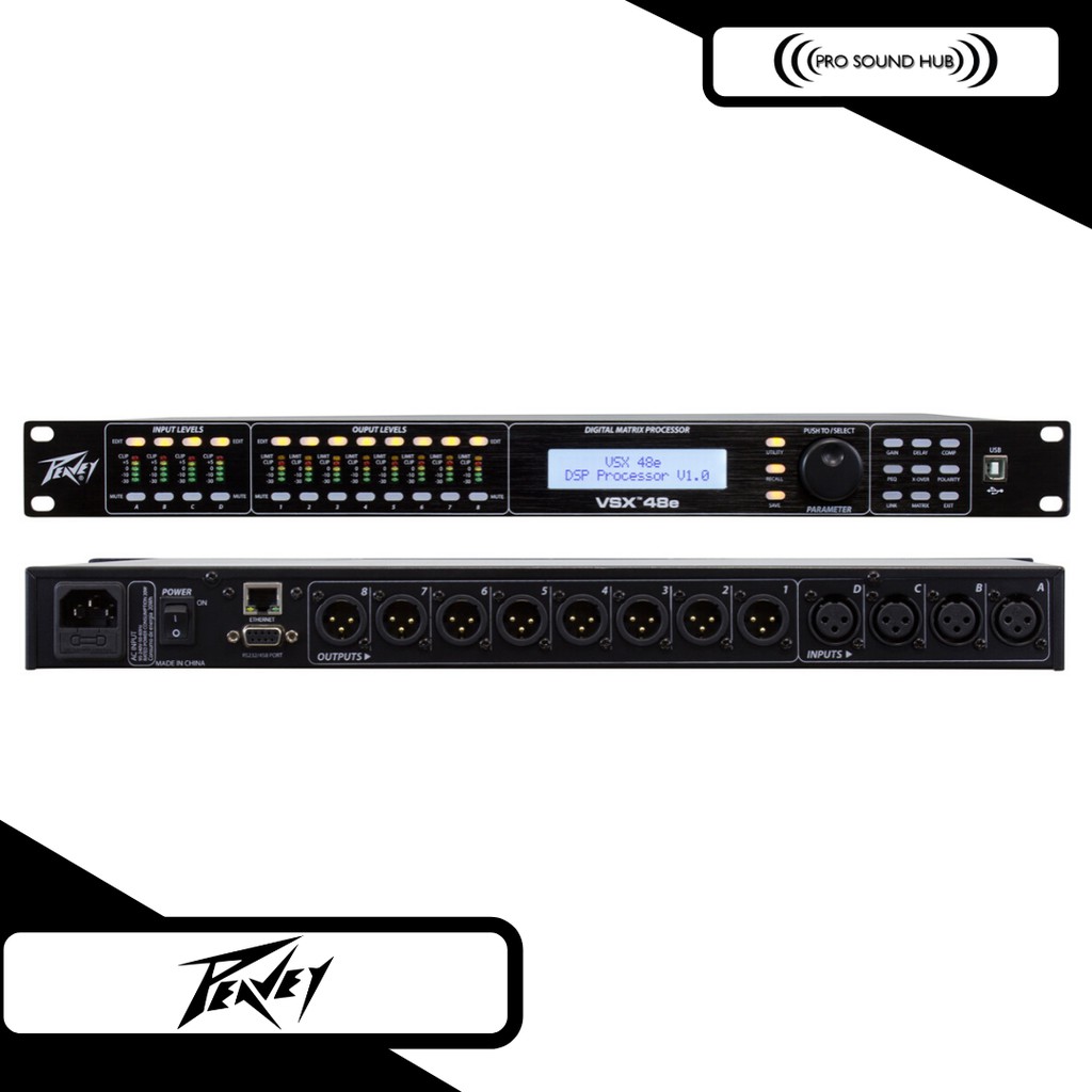 Peavey VSX 48e VSX48e Digital Loudspeaker Management System DLMS