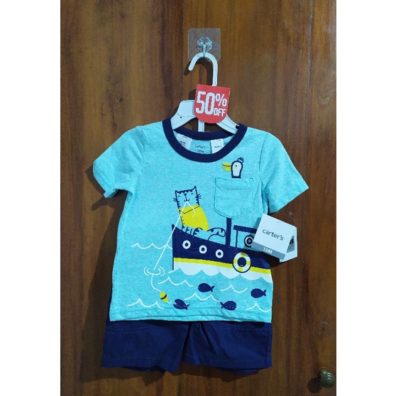 Carters Setelan Pendek / Carters Stelan Pendek / Carters Kaos Tangan Pendek / Carters Celana Pendek 