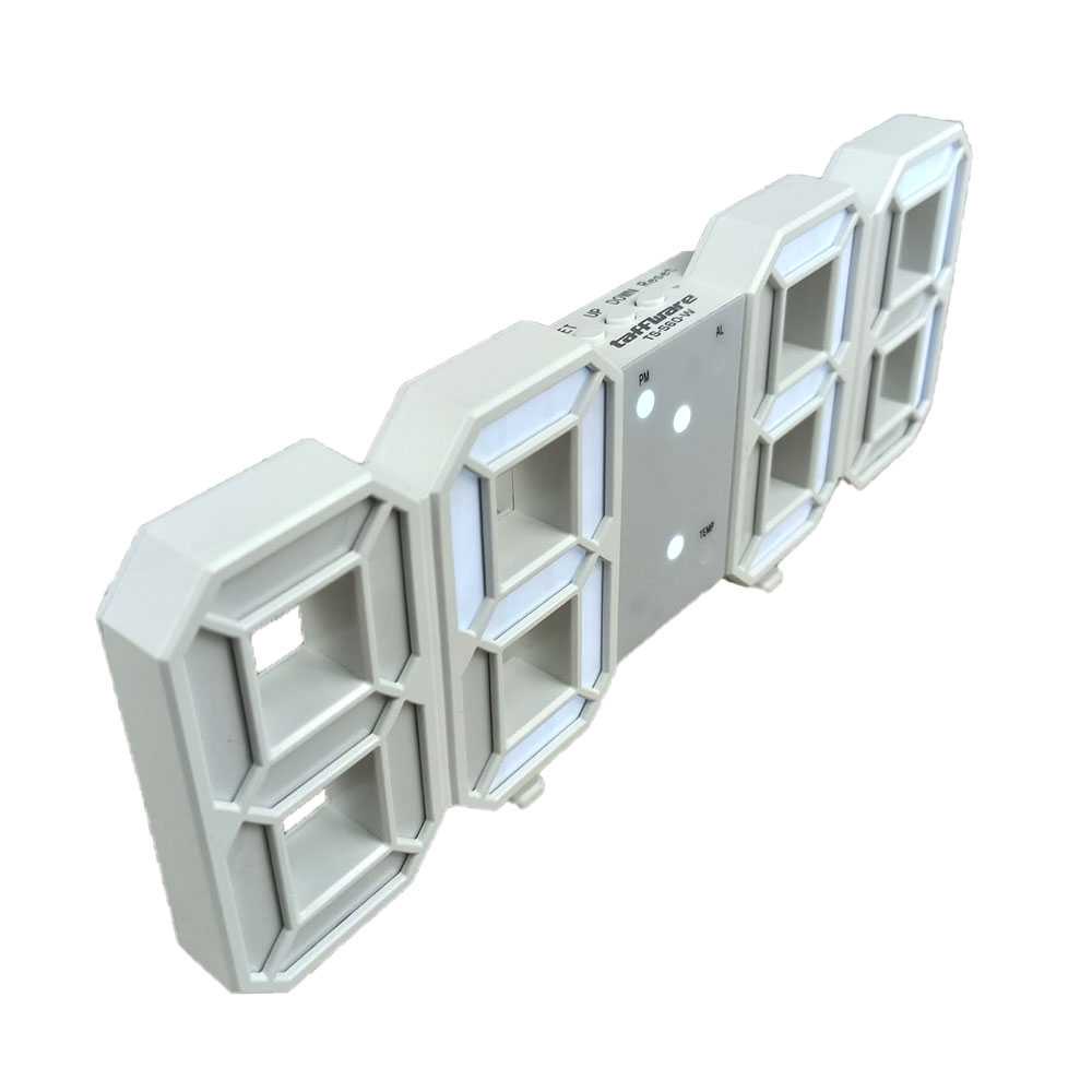 TD-DCB Taffware Jam Meja LED Digital Clock - TS-S60-W
