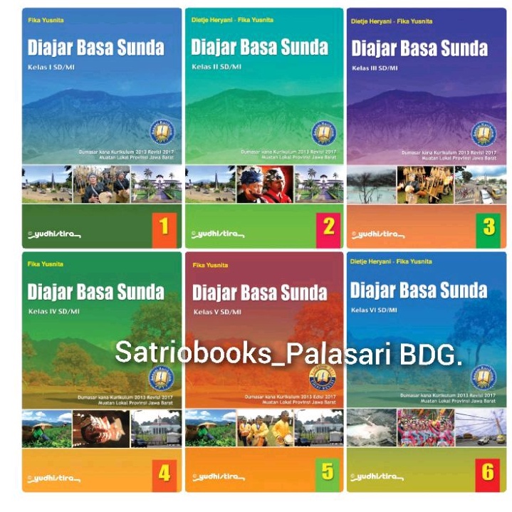 Jual BUKU DIAJAR BASA SUNDA SD KELAS 1.2.3.4.5.6. PENERBIT YUDHISTIRA ...