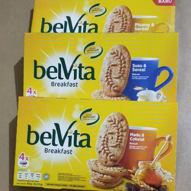 

Biskuit belvita gandum 80gr