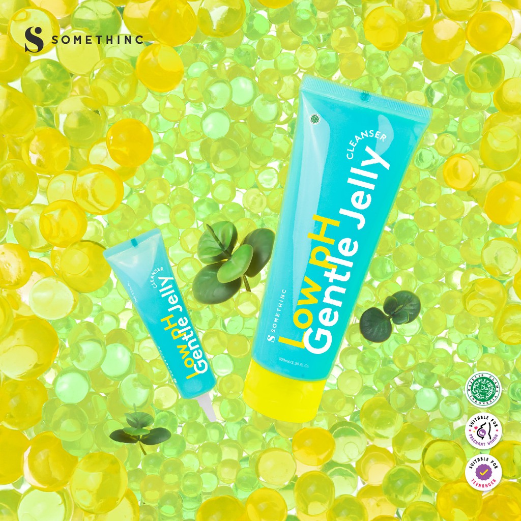 [PROMO SPESIAL] BPOM SOMETHINC Low pH GENTLE JELLY CLEANSER FACE WASH 15ml &amp; 100ml Pembersih Wajah