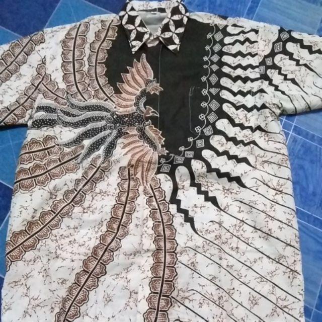 Bswart Batik Hrb026 Kenongo Hem Pendek Padi Pekalongan M L Xl Xxl Batik Pria Murah Terlaris