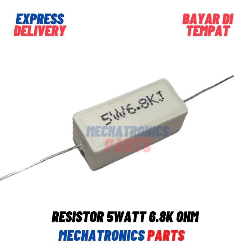 [PAS-9317] RESISTOR 5WATT 6.8K