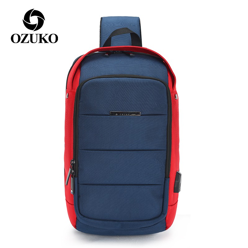 OZUKO 9068 Tas Selempang Pria Anti Air Sling Bag Pria By Japan Design WATCHKITE WKOS