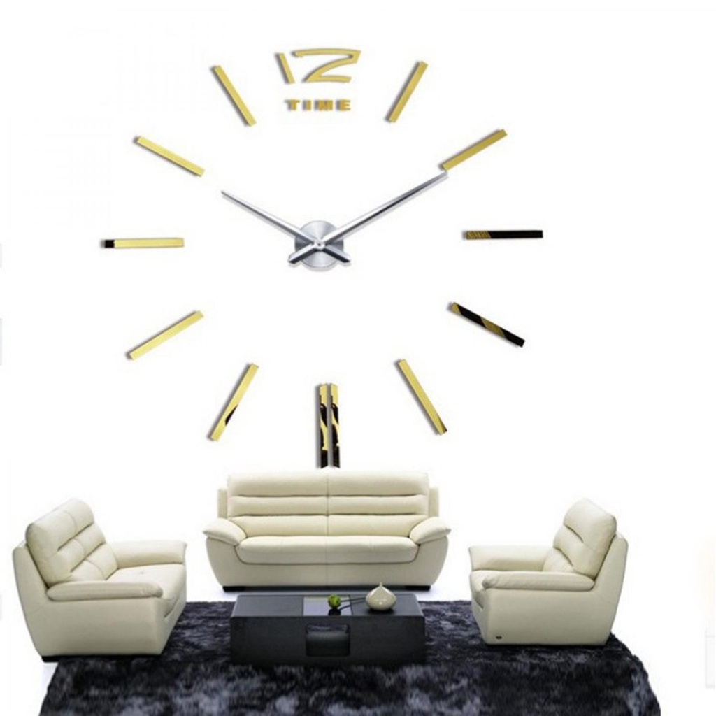 Jam Dinding Besar DIY Giant Wall Clock Quartz Creative Design DIY-103